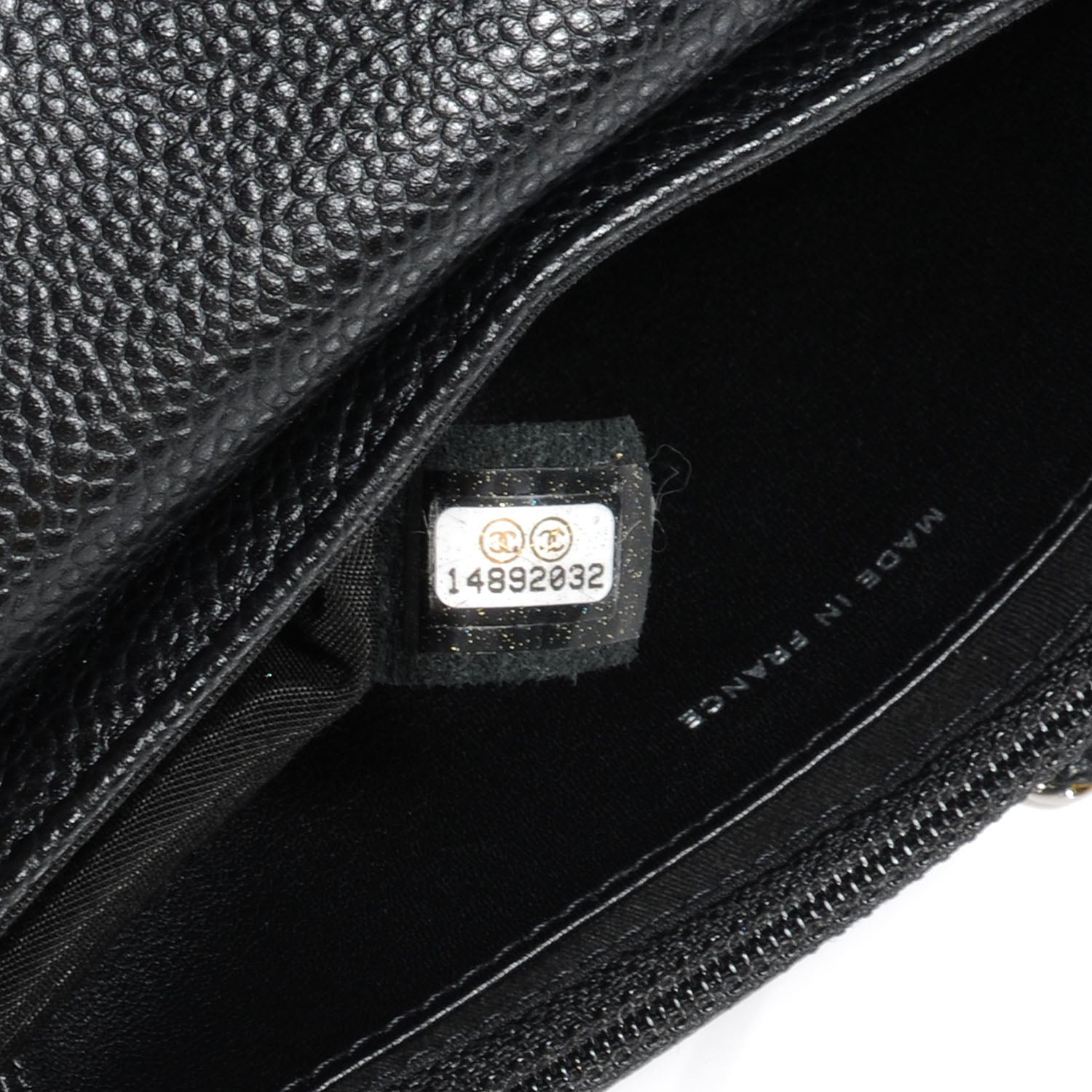Chanel Caviar Half Moon Wallet On Chain WOC Black 8 of 8