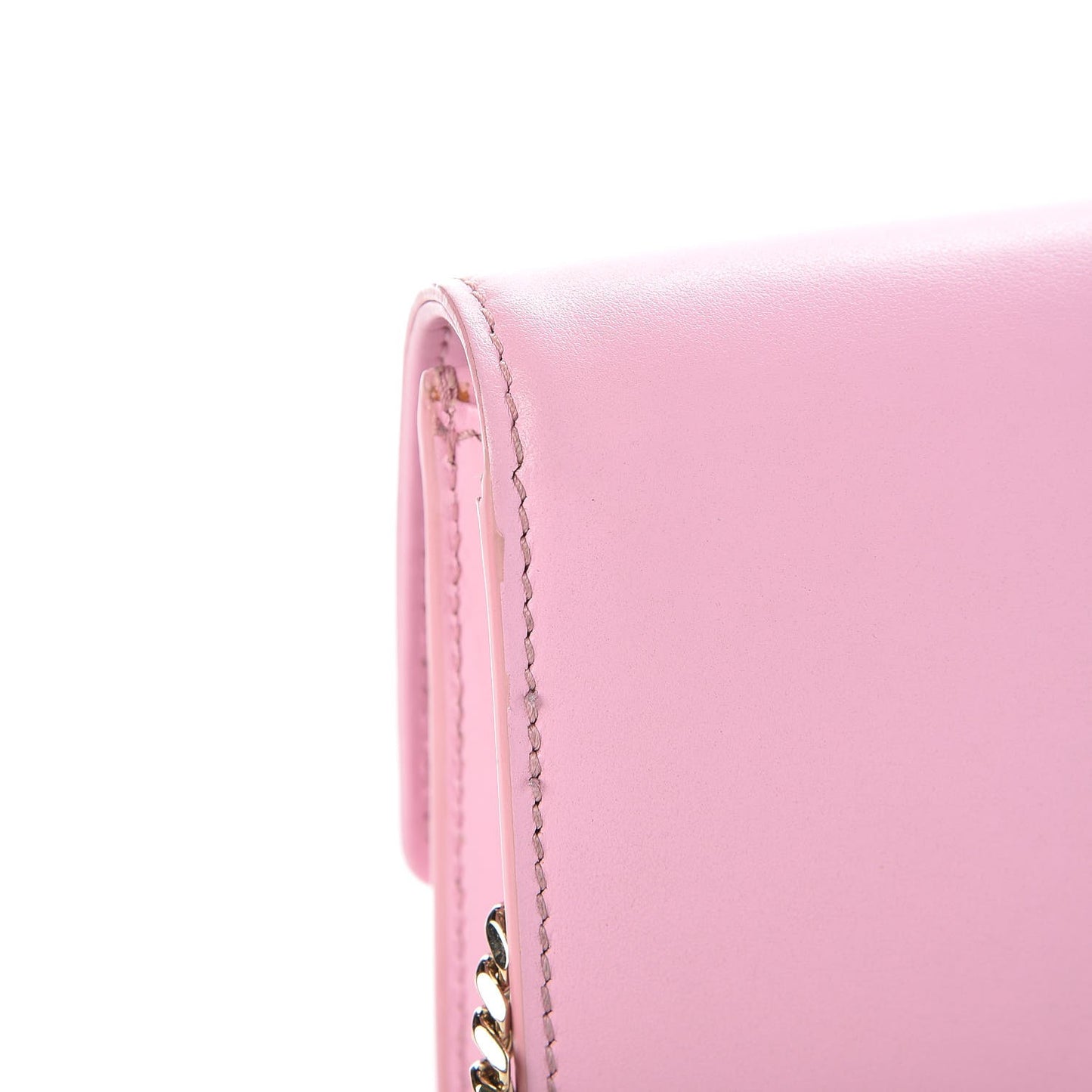 Smooth Calfskin Palazzo Chain Evening Bag Pink