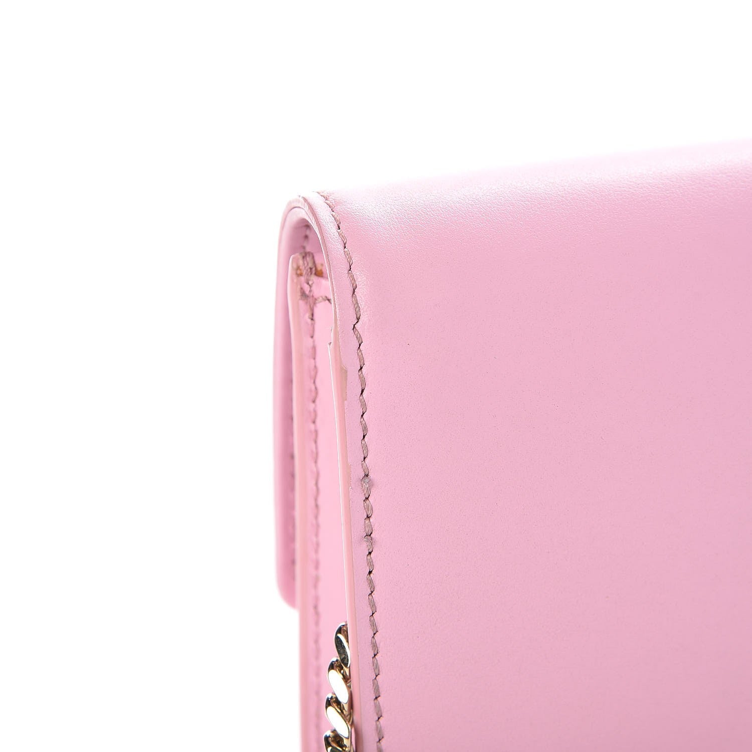 Versace Smooth Calfskin Palazzo Chain Evening Bag Pink 9 of 12