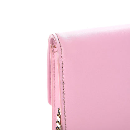 Versace Smooth Calfskin Palazzo Chain Evening Bag Pink 9 of 12