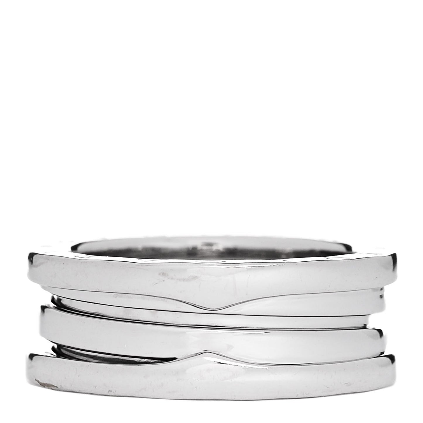 18K White Gold B.Zero1 Two-Band Ring 53 6.5