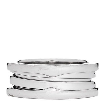 Bulgari 18K White Gold B.Zero1 Two-Band Ring 53 6.5 3 of 5
