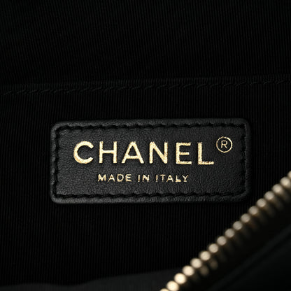 Chanel Lambskin Quilted Waist Bag Fanny Pack Black 6 of 12