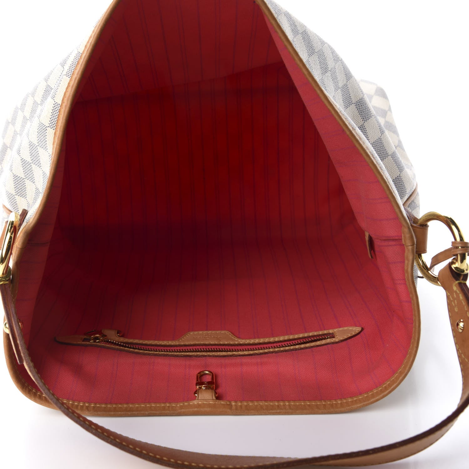 Louis Vuitton Damier Azur Delightful MM Pink 5 of 12