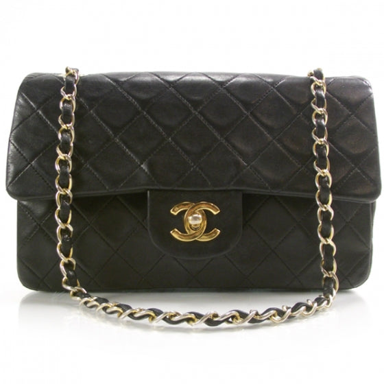 Lambskin Small Double Flap Bag