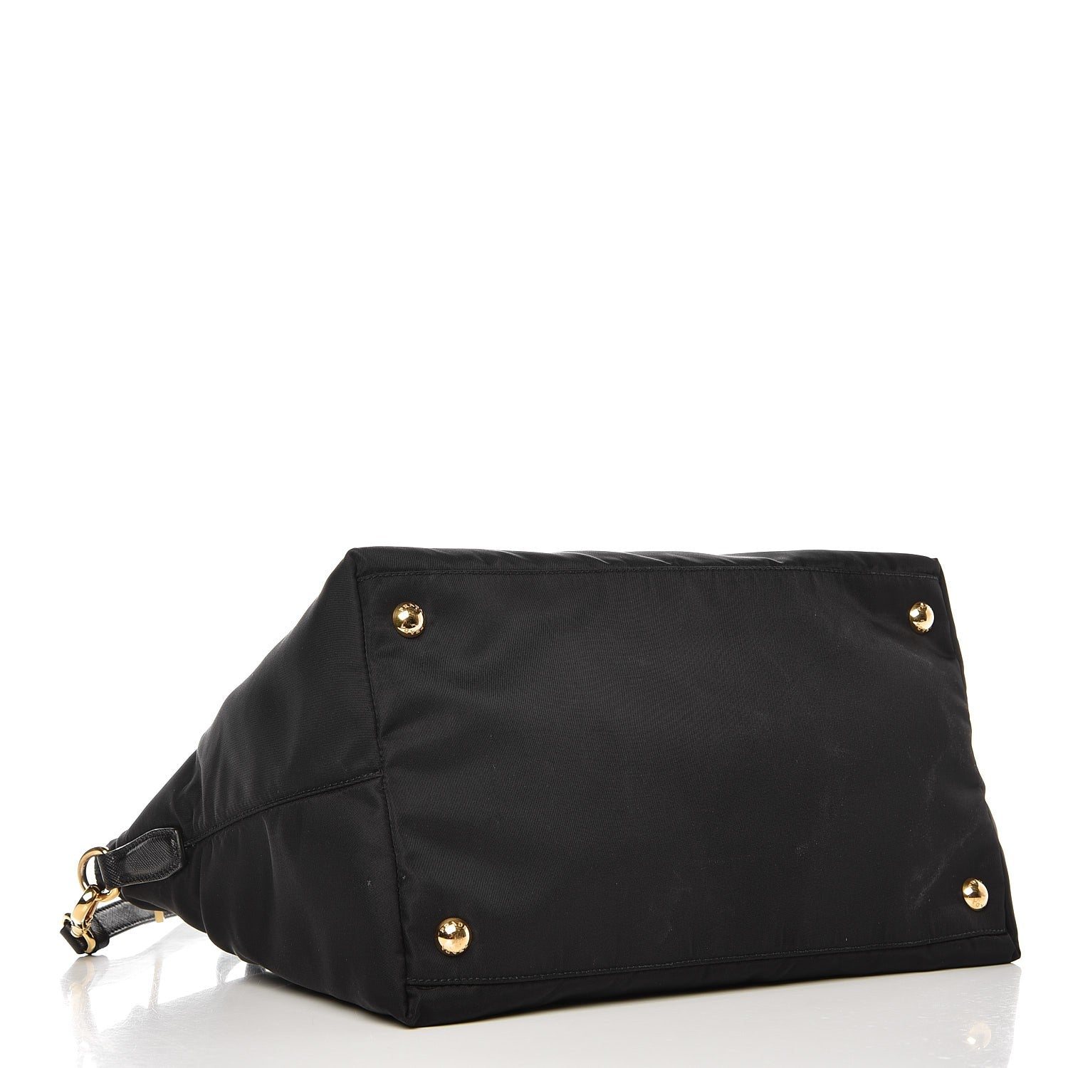 Prada Saffiano Tessuto Nylon Tote Nero Black 5 of 9
