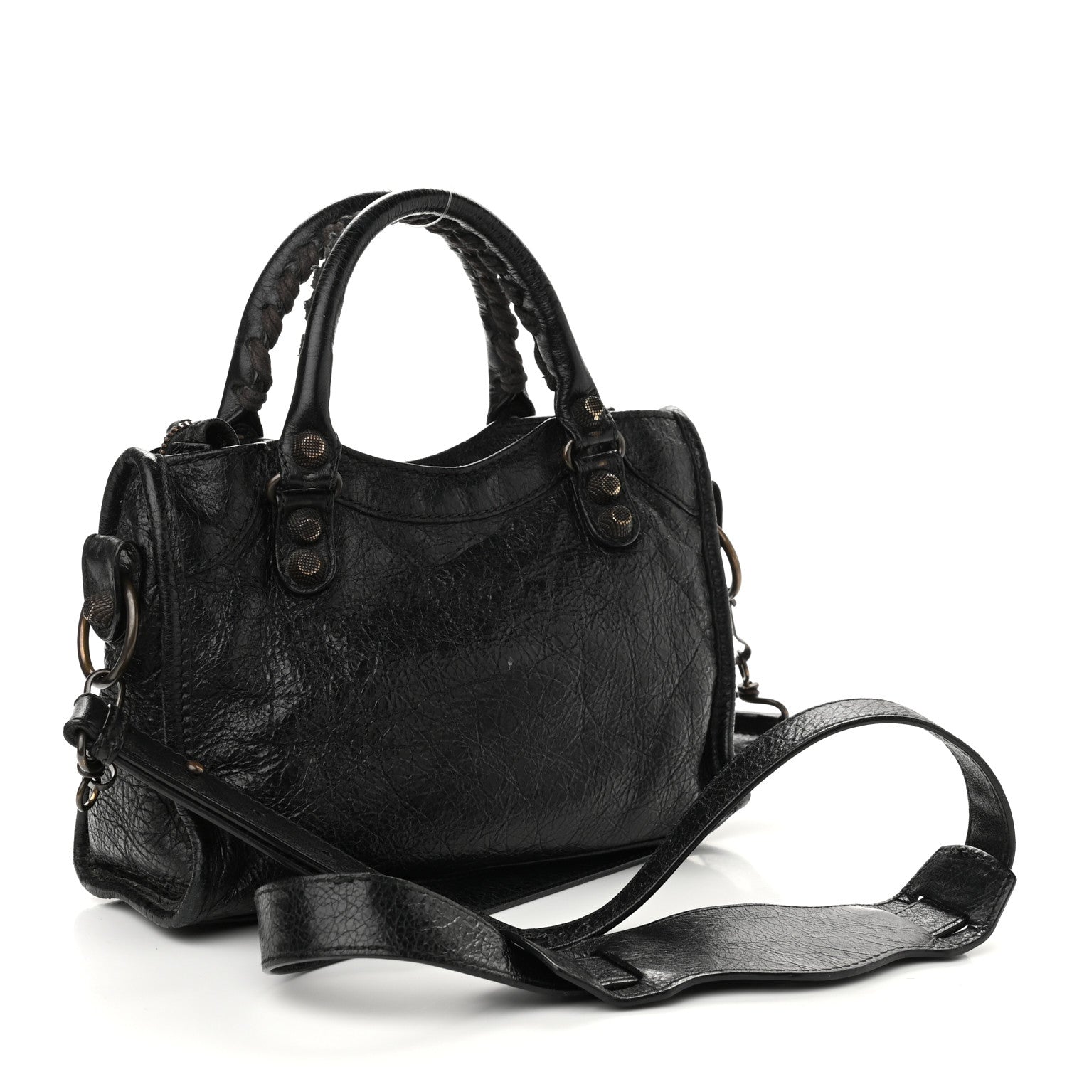 Balenciaga Agneau Giant 12 Gold Hardware Mini City Black 3 of 9
