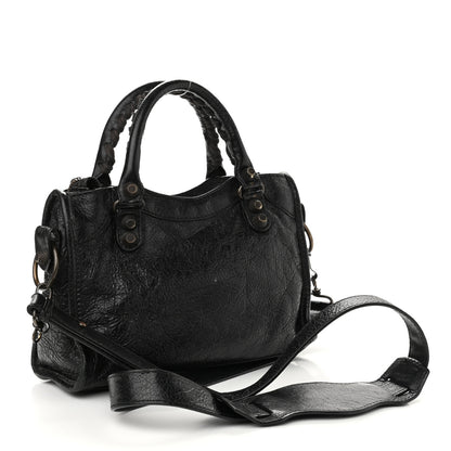 Balenciaga Agneau Giant 12 Gold Hardware Mini City Black 3 of 9