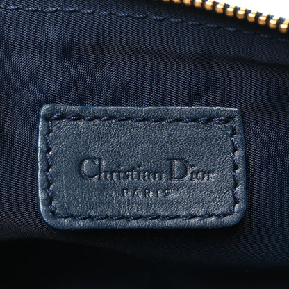 Christian Dior Monogram Mini Saddle Pochette Navy 6 of 10