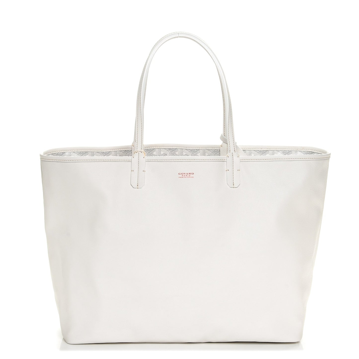 Goyardine Reversible Anjou PM White