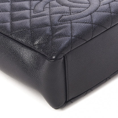 Chanel Caviar Quilted Petit Shopping Tote PST Black 6 of 9