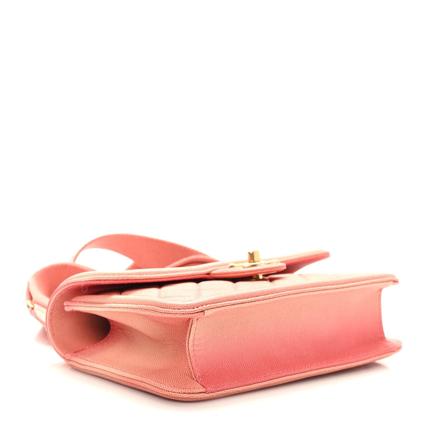 Caviar Quilted Small Sunset On The Sea Flap Coral