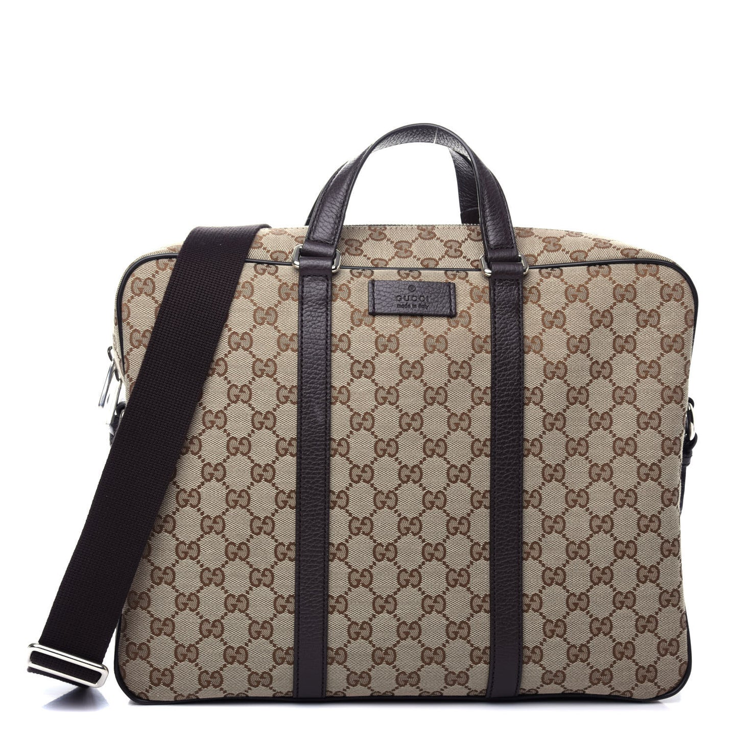 Monogram Briefcase Dark Brown