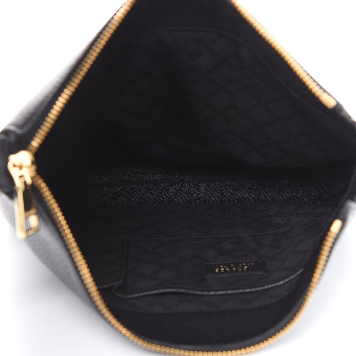 Versace Grained Calfskin Medusa Messenger Bag Black 5 of 8