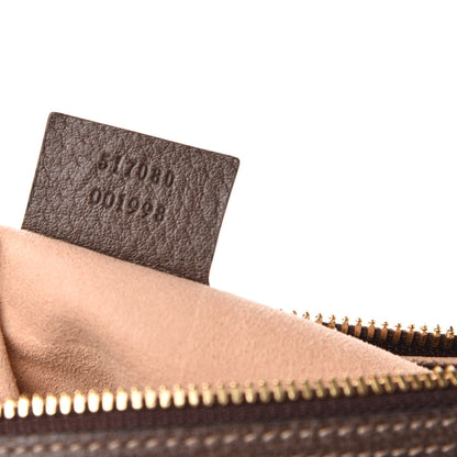 Gucci GG Supreme Monogram Web Small Ophidia Shoulder Bag Brown 9 of 9