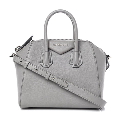 Givenchy Sugar Goatskin Mini Antigona Pearl Grey 1 of 14