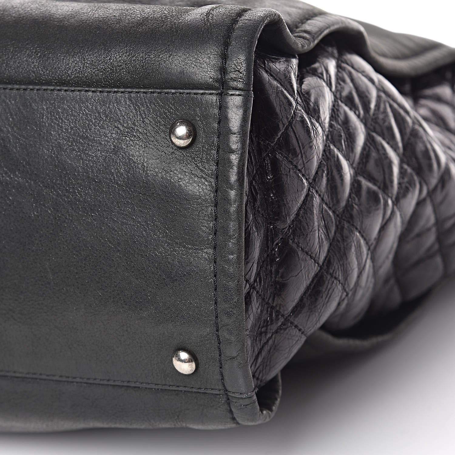 Chanel Iridescent Calfskin In the Mix Tote Black 6 of 17