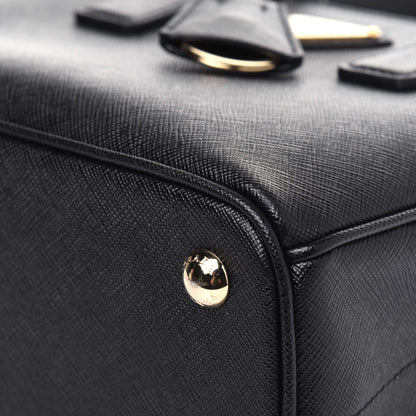 Prada Saffiano Lux Micro Galleria Shoulder Bag Black 14 of 19