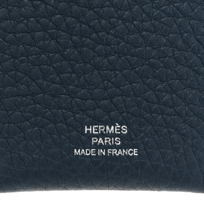 Hermes Togo Swift Taurillon Clemence Endless Road Luggage Tag Bleu De Prusse 6 of 7