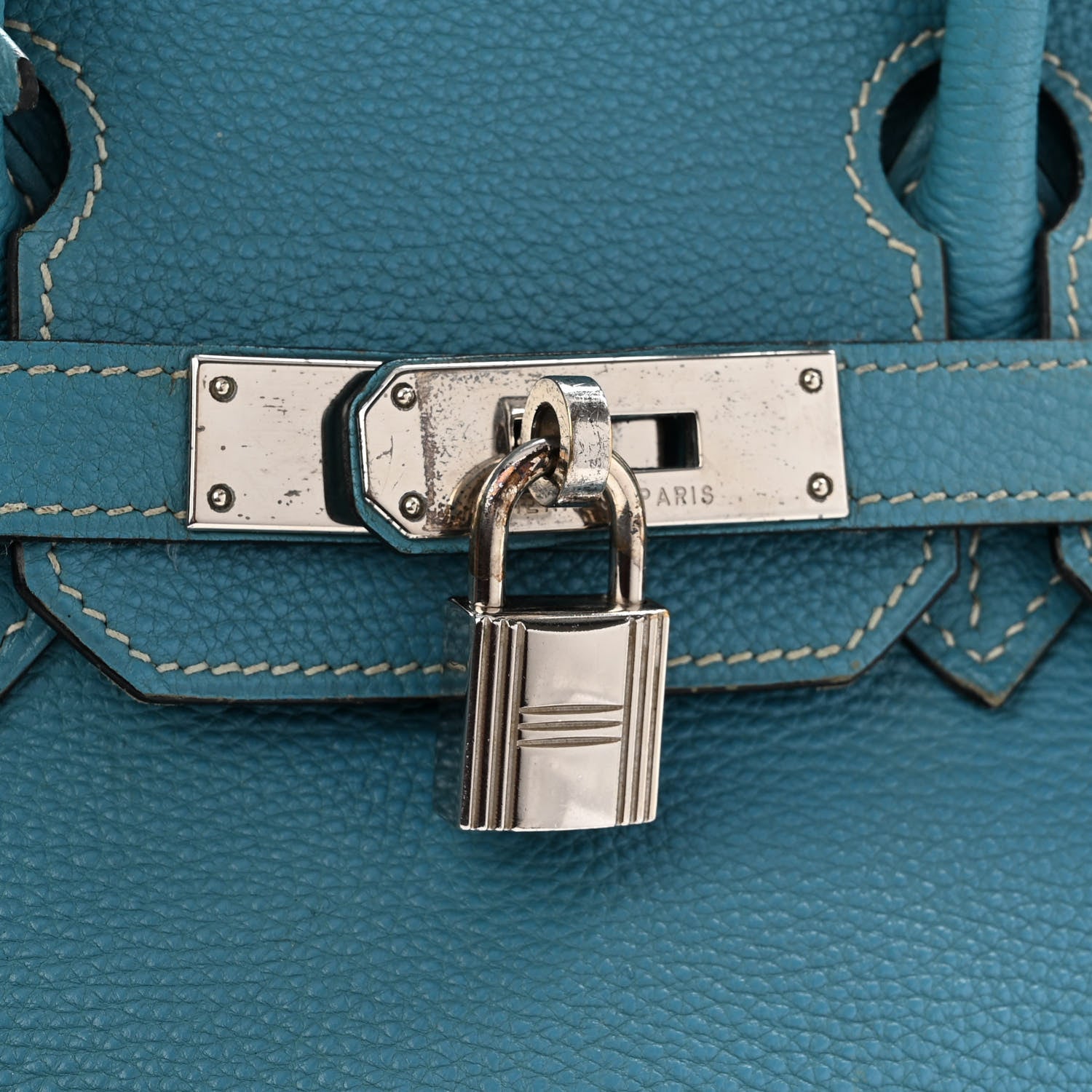 Hermes Togo Birkin 30 Blue Jean 20 of 22