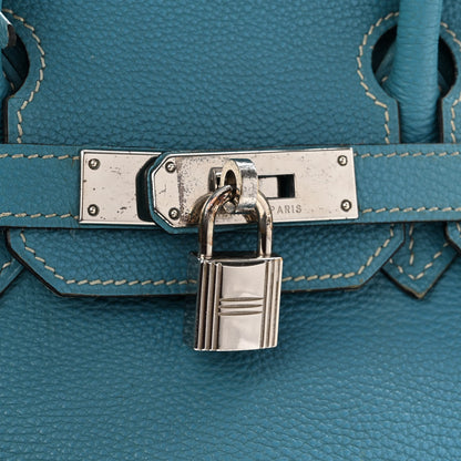 Hermes Togo Birkin 30 Blue Jean 20 of 22