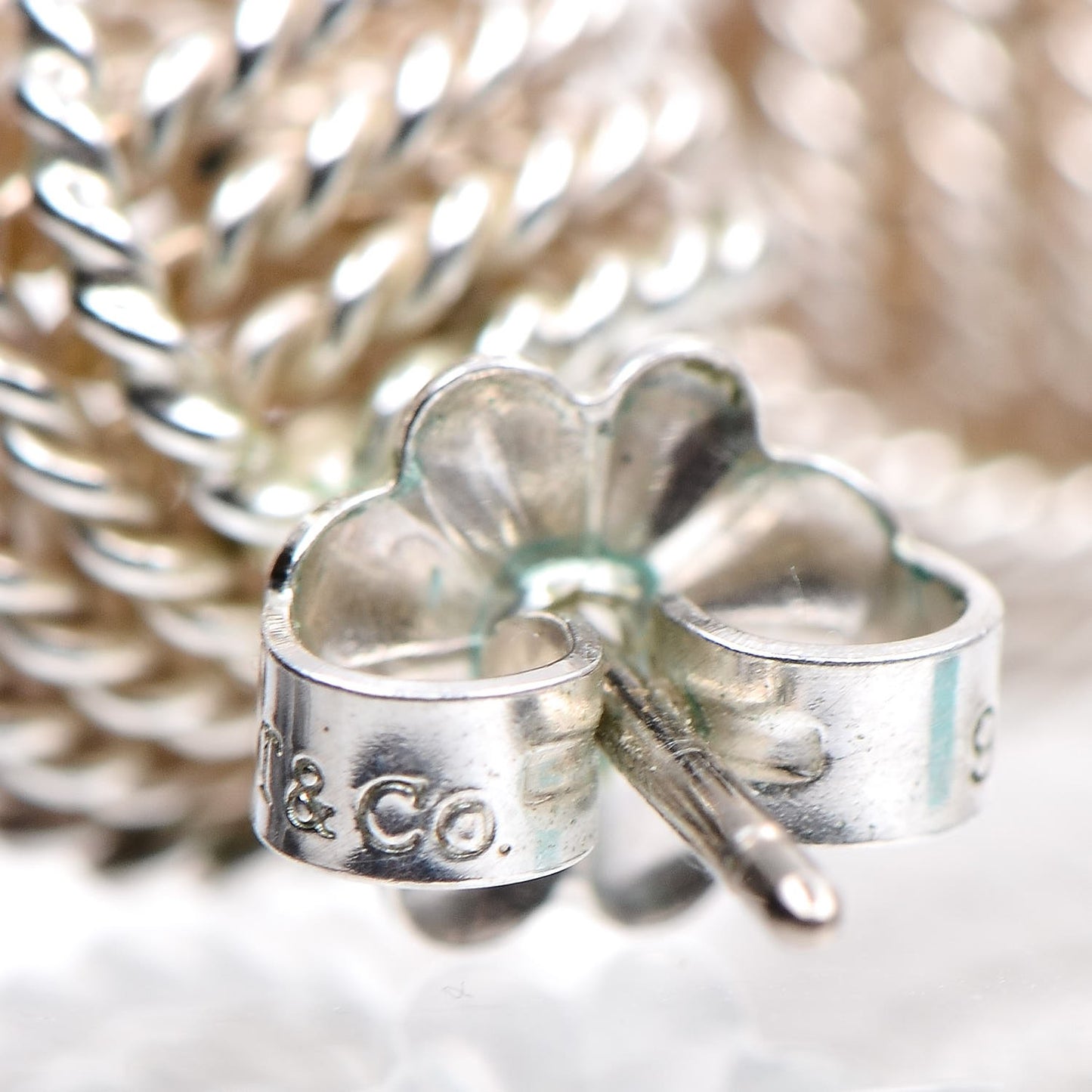 Sterling Silver Twist Knot Earrings
