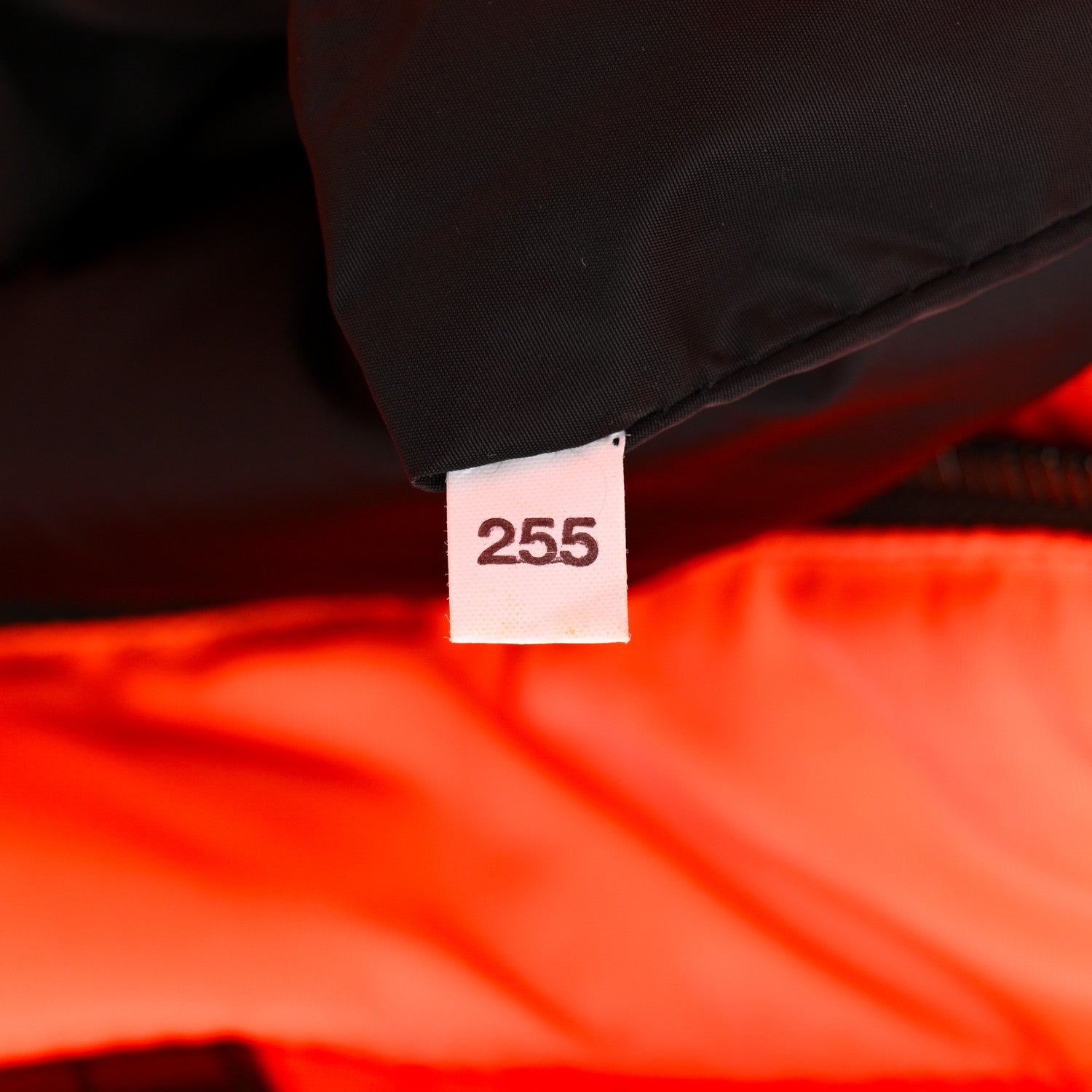 Prada Tessuto Nylon Soft Padded Medium Shopping Tote Arancio Fluo 7 of 10