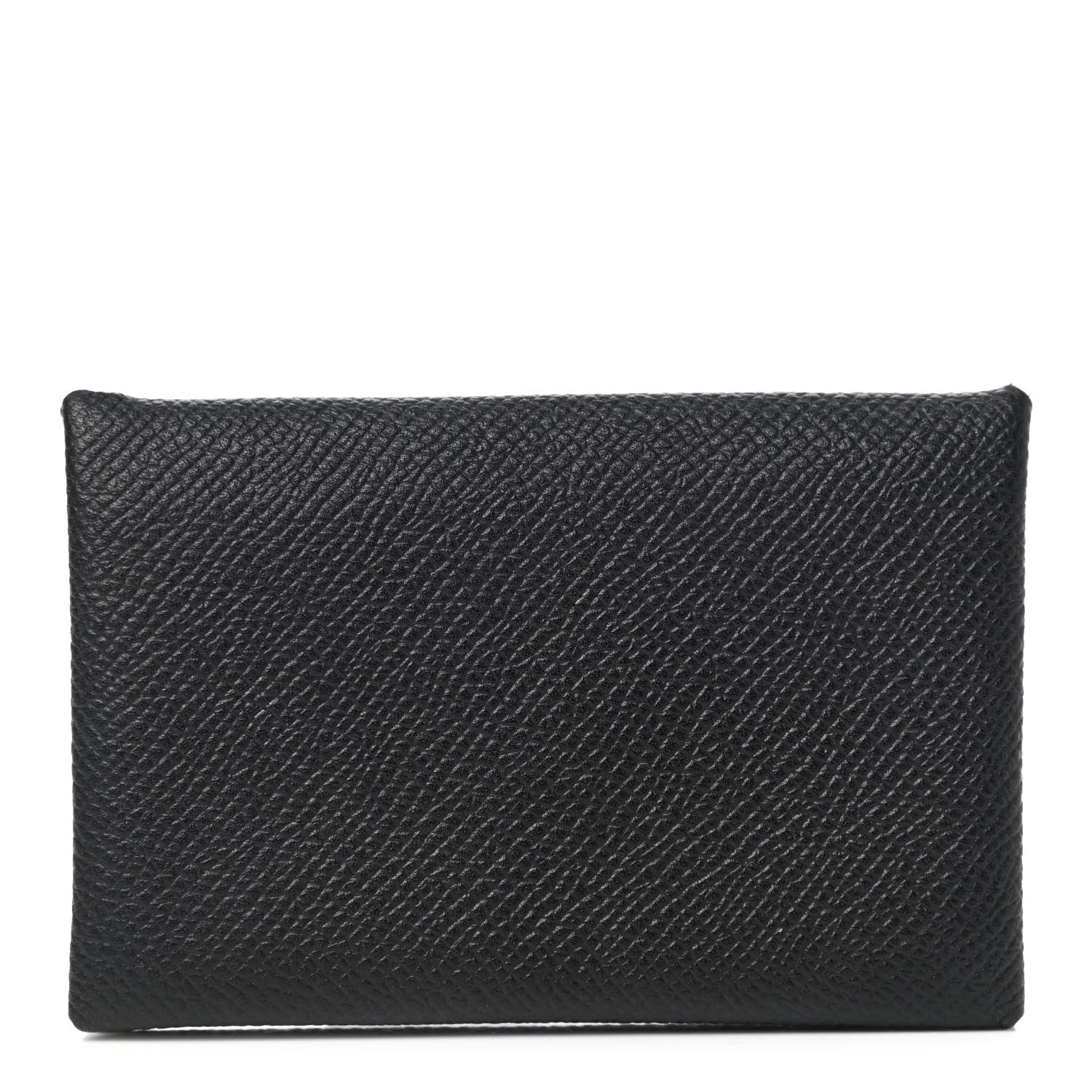 Hermes Epsom Calvi Card Case Black 1 of 8