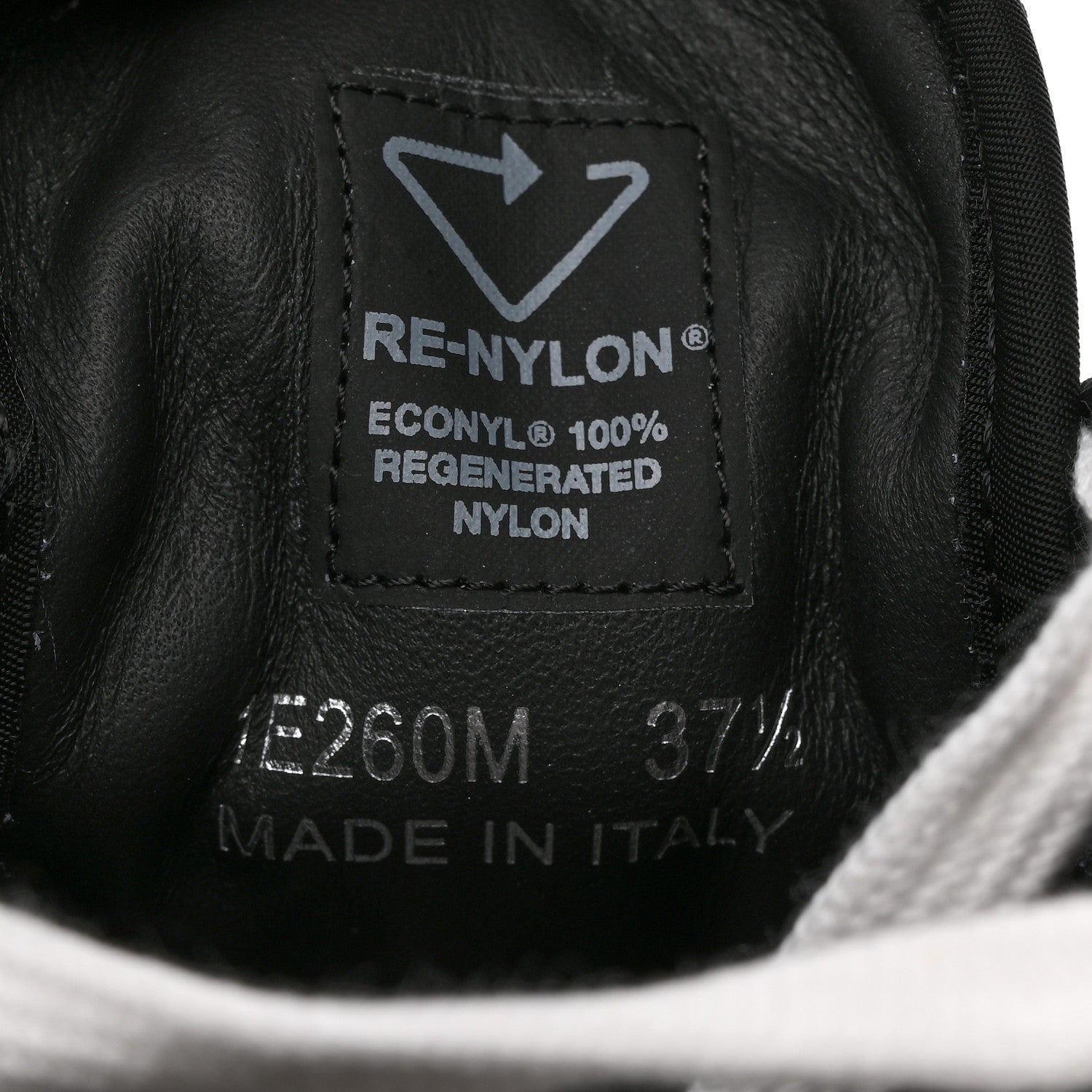 Prada Re-Nylon Gabardine Triangle Logo Double Wheel 50mm Sneakers 37.5 Black 7 of 9