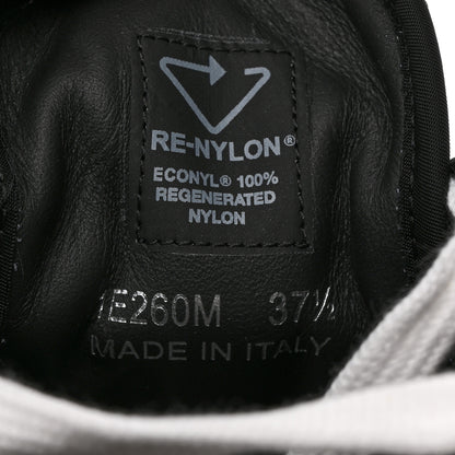Prada Re-Nylon Gabardine Triangle Logo Double Wheel 50mm Sneakers 37.5 Black 7 of 9