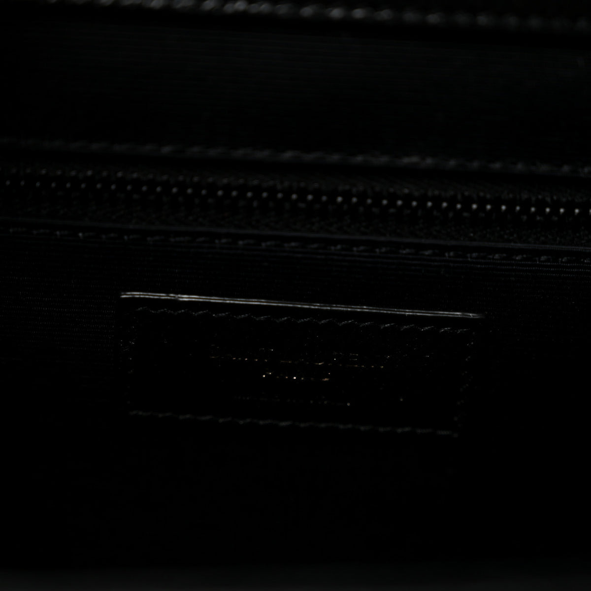 Grain De Poudre Textured Mixed Matelasse Large Triquilt Monogram Monochrome Satchel Black