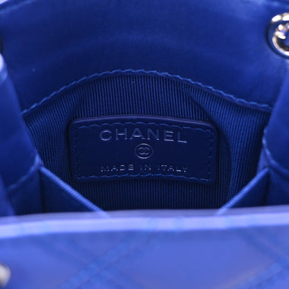 Chanel Calfskin Quilted Crossbody CC Phone Holder Dark Blue 6 of 11