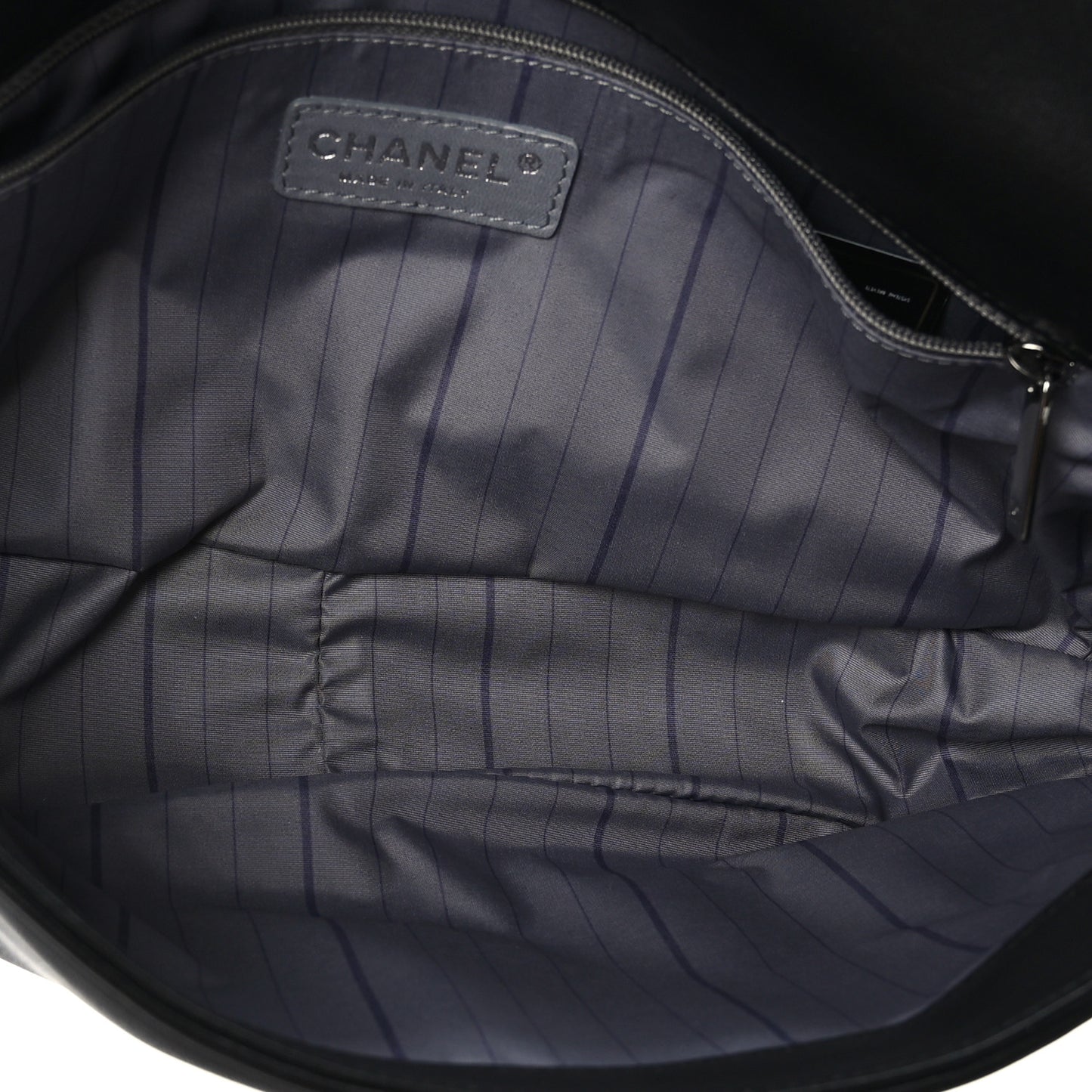 Lambskin Studded CC East West Flap Black