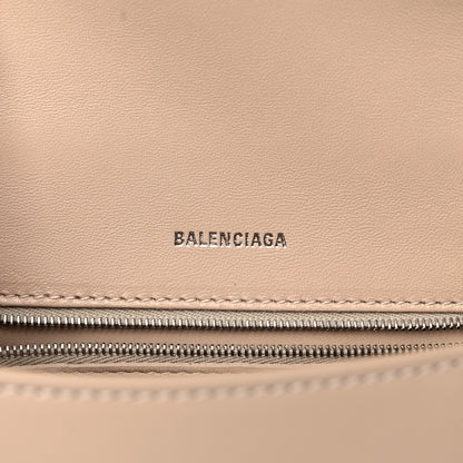 Balenciaga Shiny Box Calfskin Small Hourglass Top Handle Bag Light Beige 6 of 9