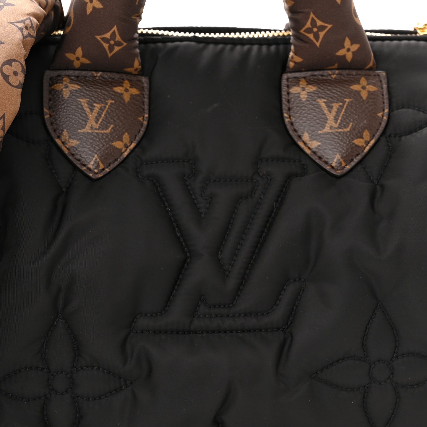 Econyl Mini Monogram Pillow Speedy Bandouliere 25 Black