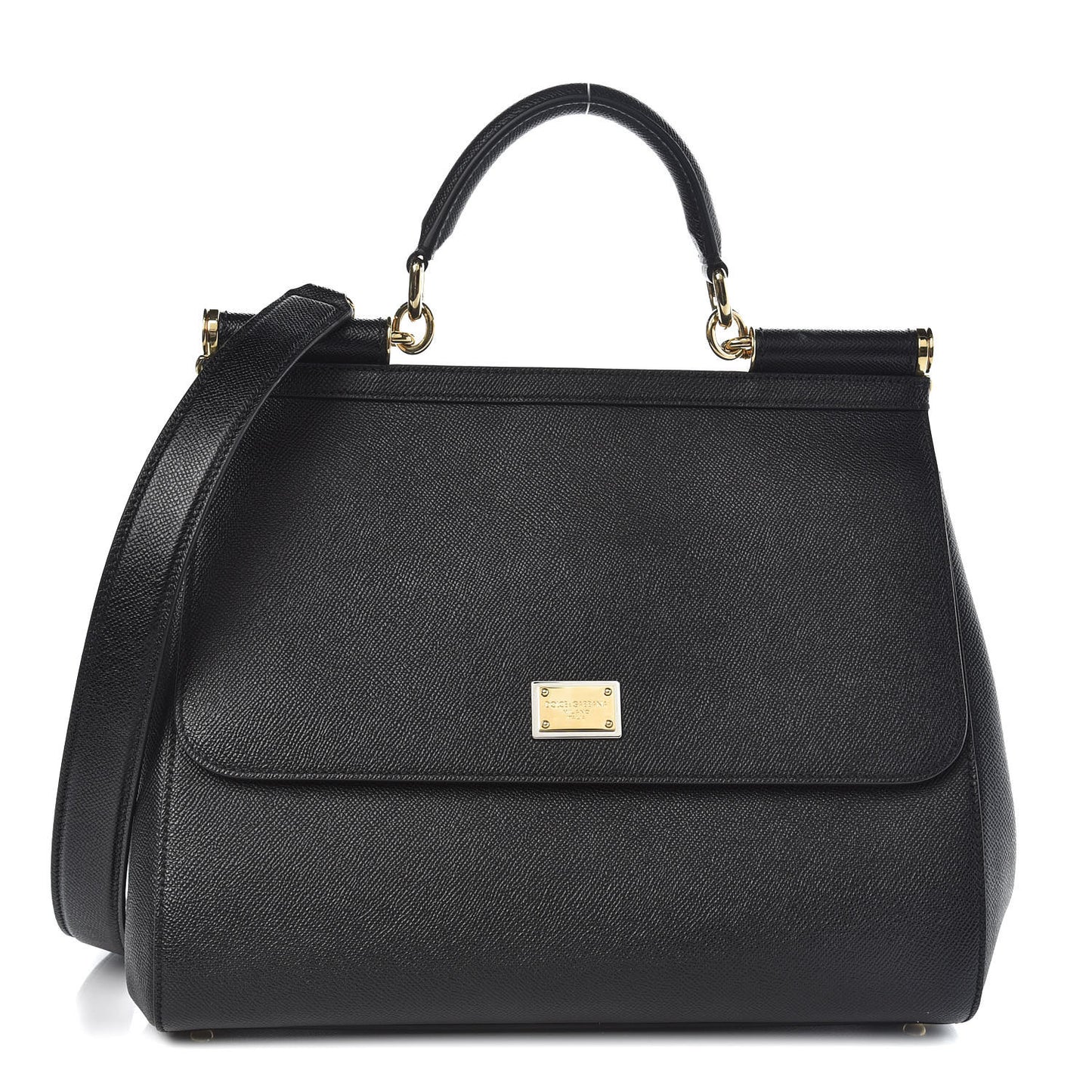 Dauphine Large Miss Sicily Satchel Black