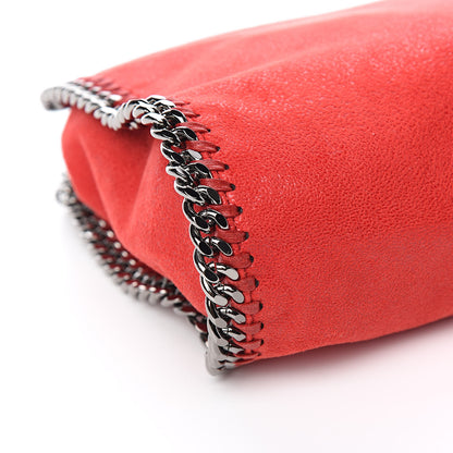 Stella McCartney Shaggy Deer Mini Falabella Fold Over Cherry 7 of 9