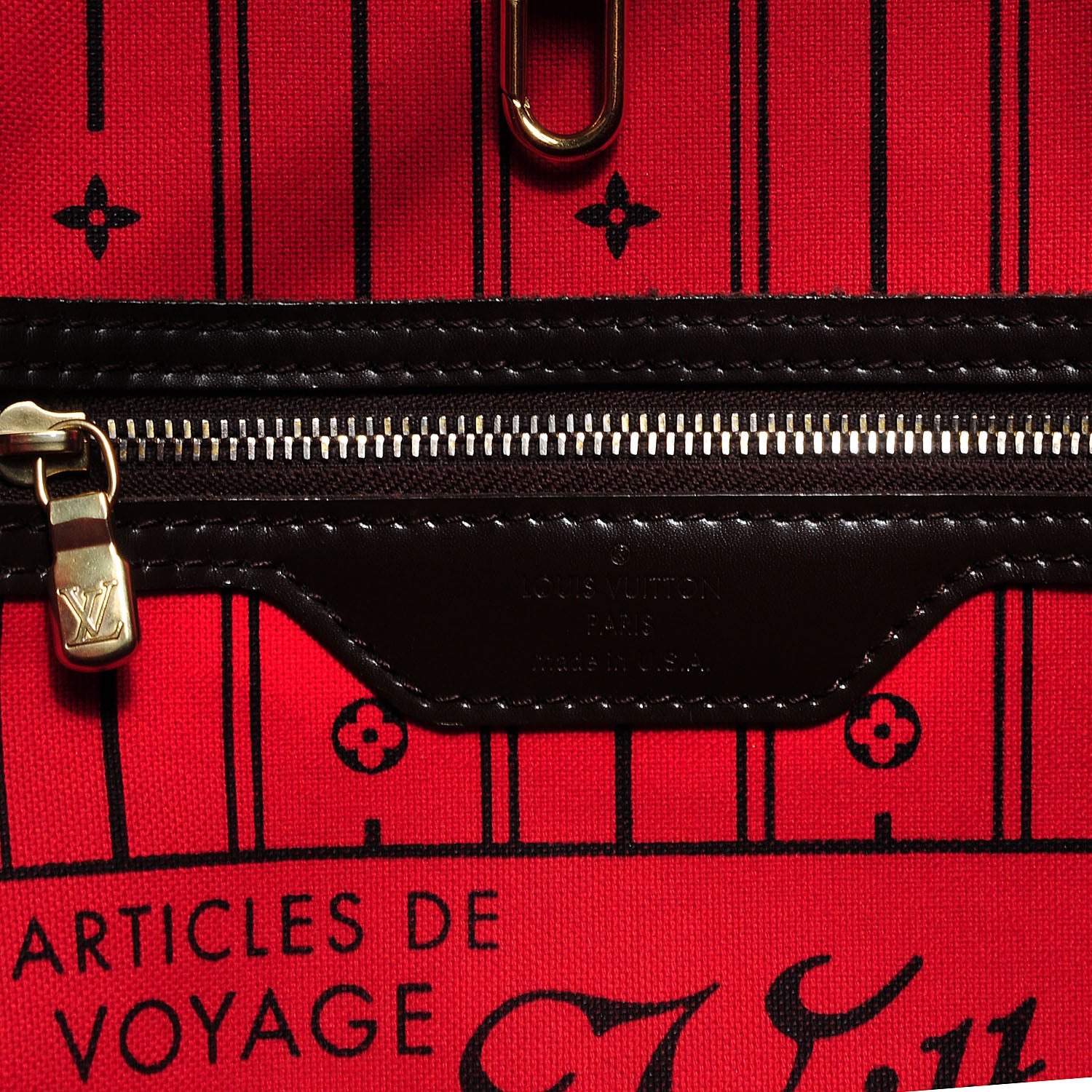 Louis Vuitton Damier Ebene Neverfull MM 6 of 7