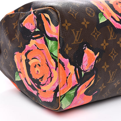 Louis Vuitton Monogram Roses Speedy 30 8 of 19