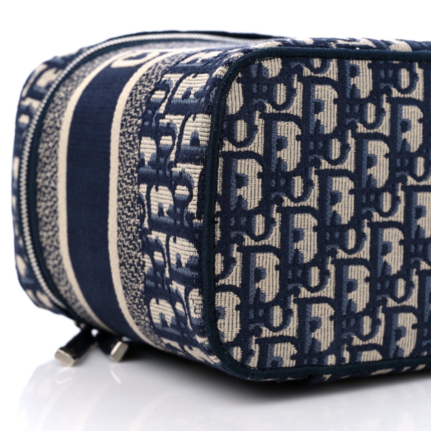 Oblique Diortravel Vanity Case Blue