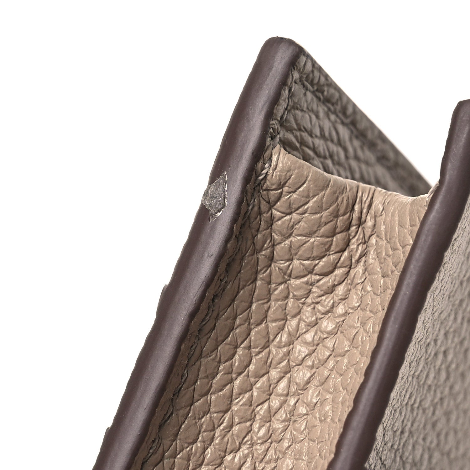 Tom Ford Grained Calfskin TF Wristlet Wallet Silk Taupe 10 of 10