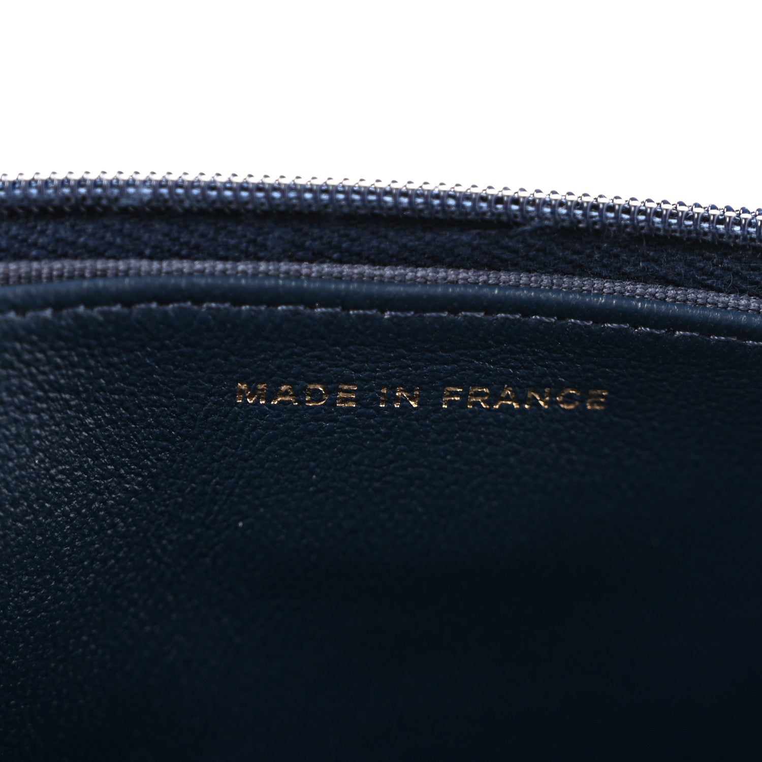 Chanel Lambskin Quilted Hold The Line Wallet On Chain WOC Dark Blue 7 of 14