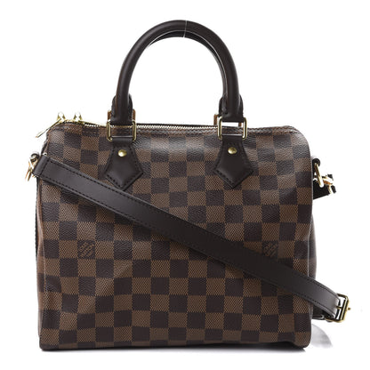 Louis Vuitton Damier Ebene Speedy Bandouliere 25 1 of 11