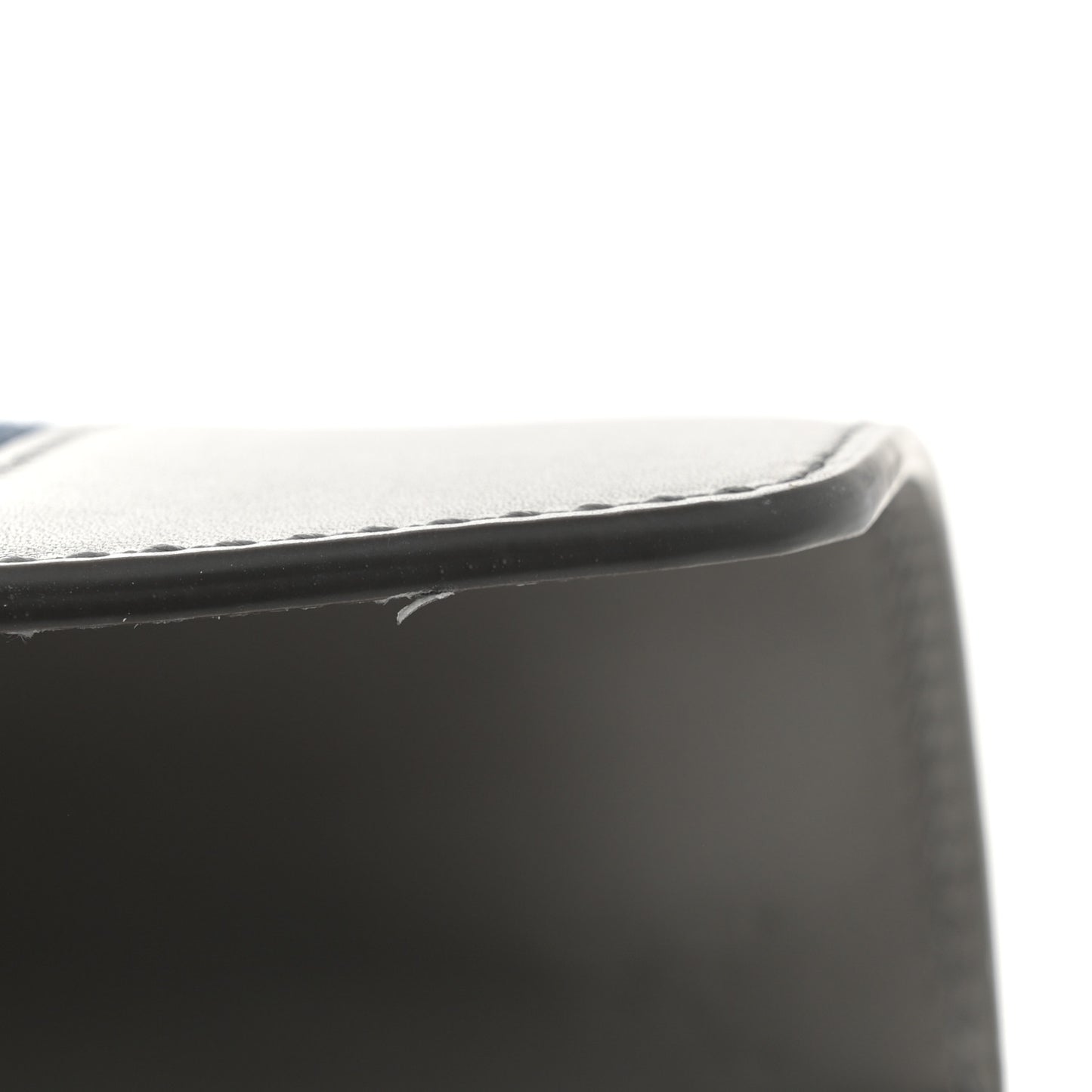 Calfskin Mini Sylvie Chain Shoulder Bag Deep Grey