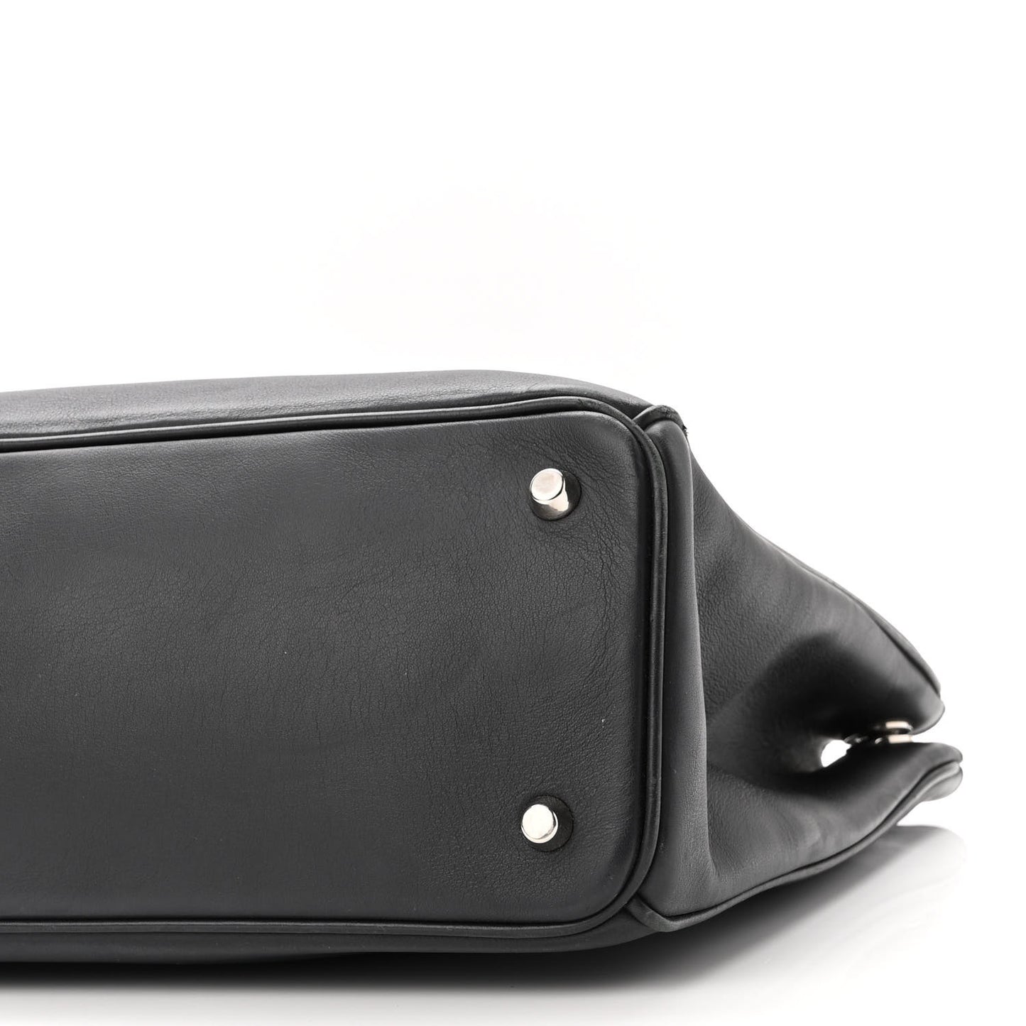 Smooth Calfskin Large Diorissimo Tote Black Rose Poudre