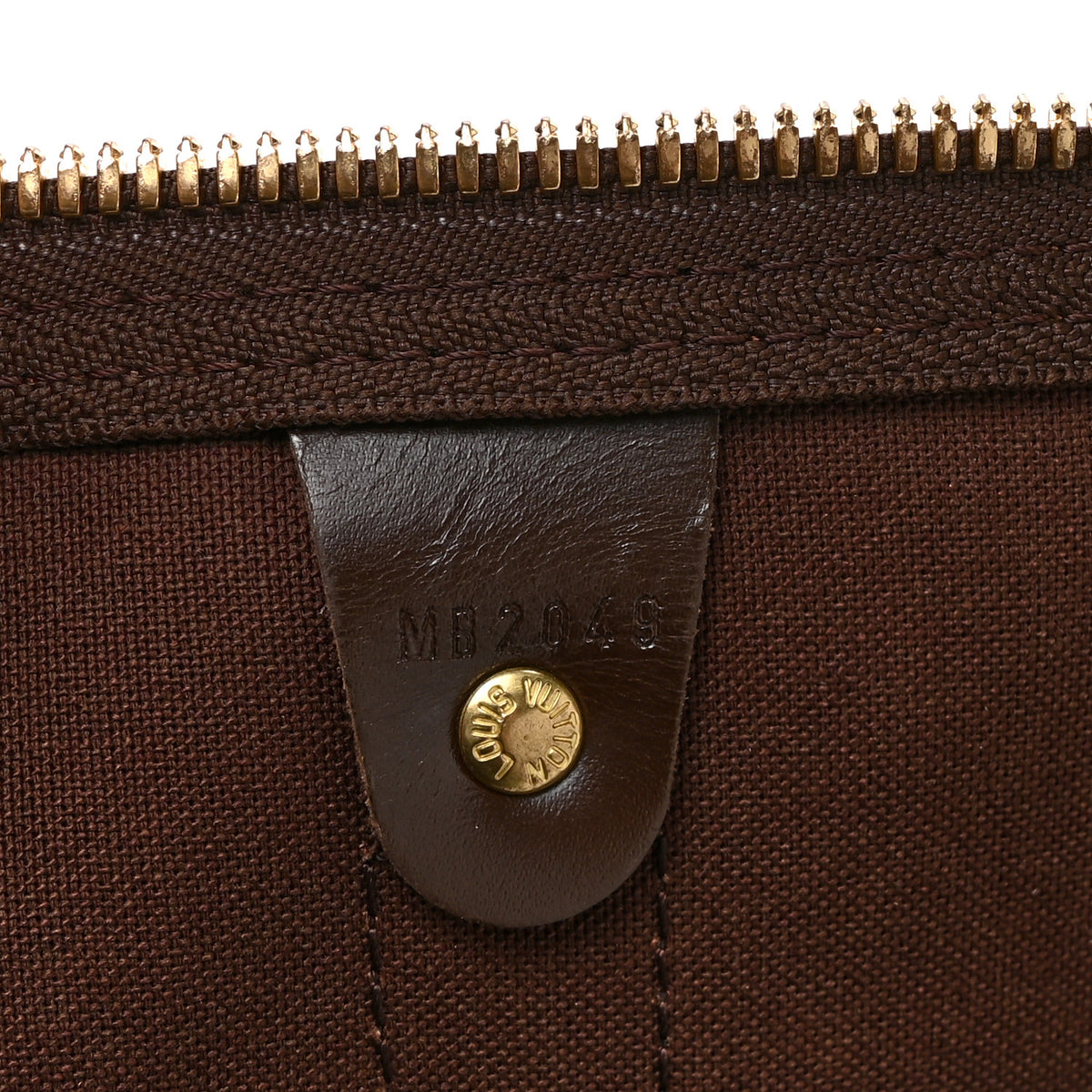 Louis Vuitton Damier Ebene Keepall 50 6 of 9