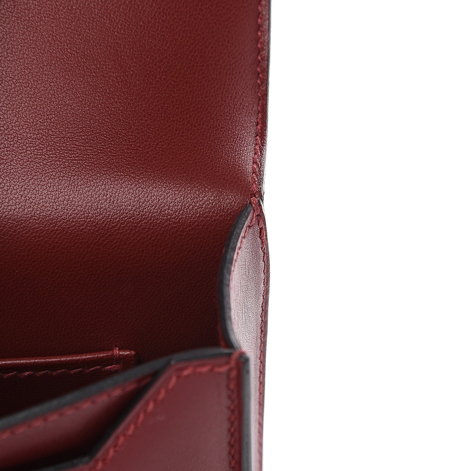 Hermes Tadelakt Mini Verrou Chaine Bag Rouge H 10 of 11