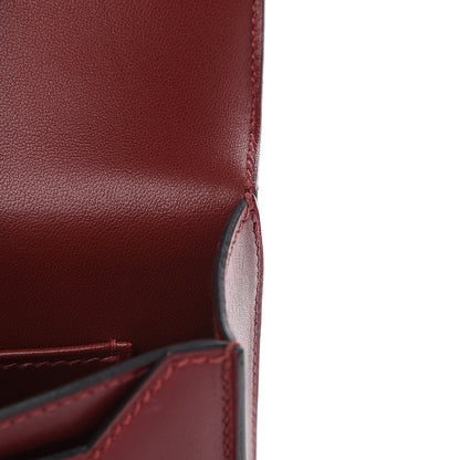 Hermes Tadelakt Mini Verrou Chaine Bag Rouge H 10 of 11
