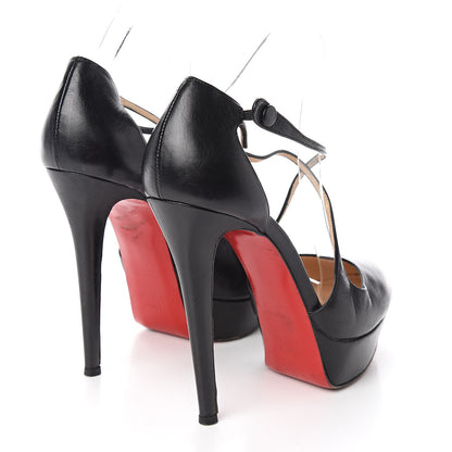 Christian Louboutin Kid Borghese 140 Pumps 39.5 Black 4 of 12