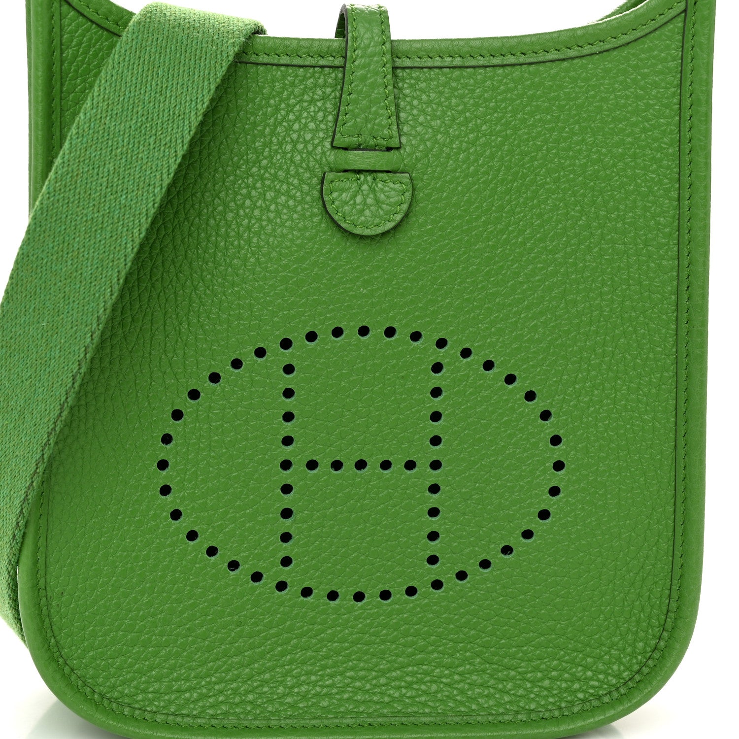 Hermes Taurillon Maurice Evelyne TPM Vert Yucca 7 of 10